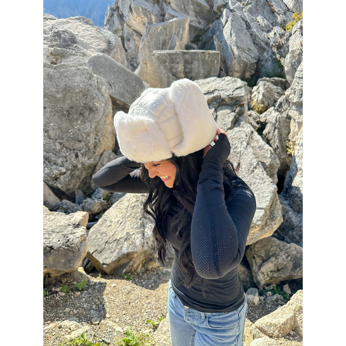 Solid Puffer Trapper C.C Beanie TRS4500