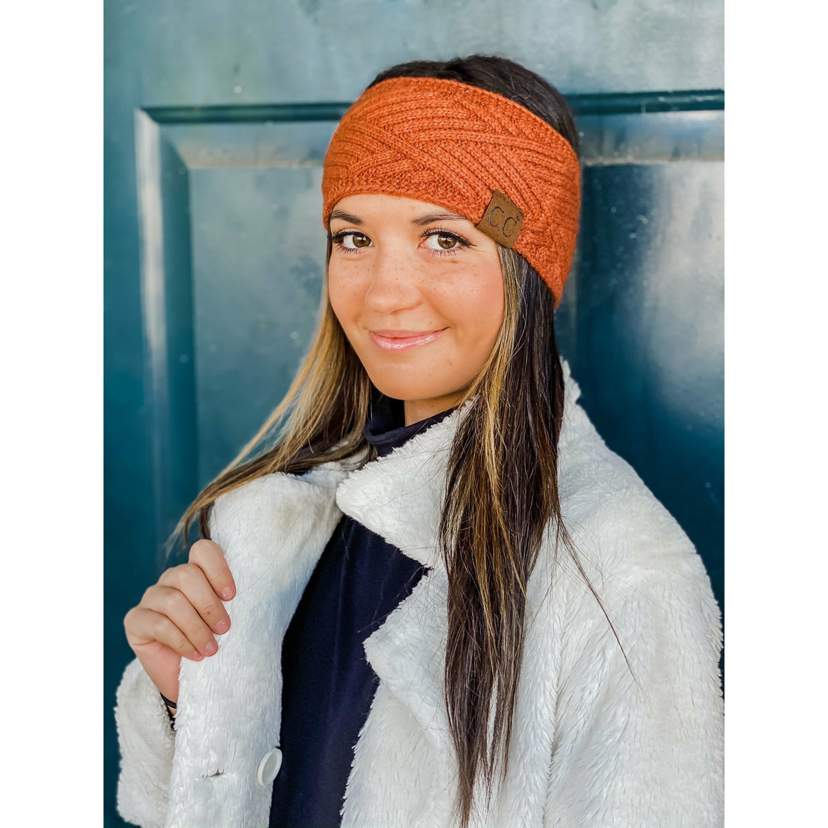 Diagonal Criss-Cross Patterned Head Wrap HW2060