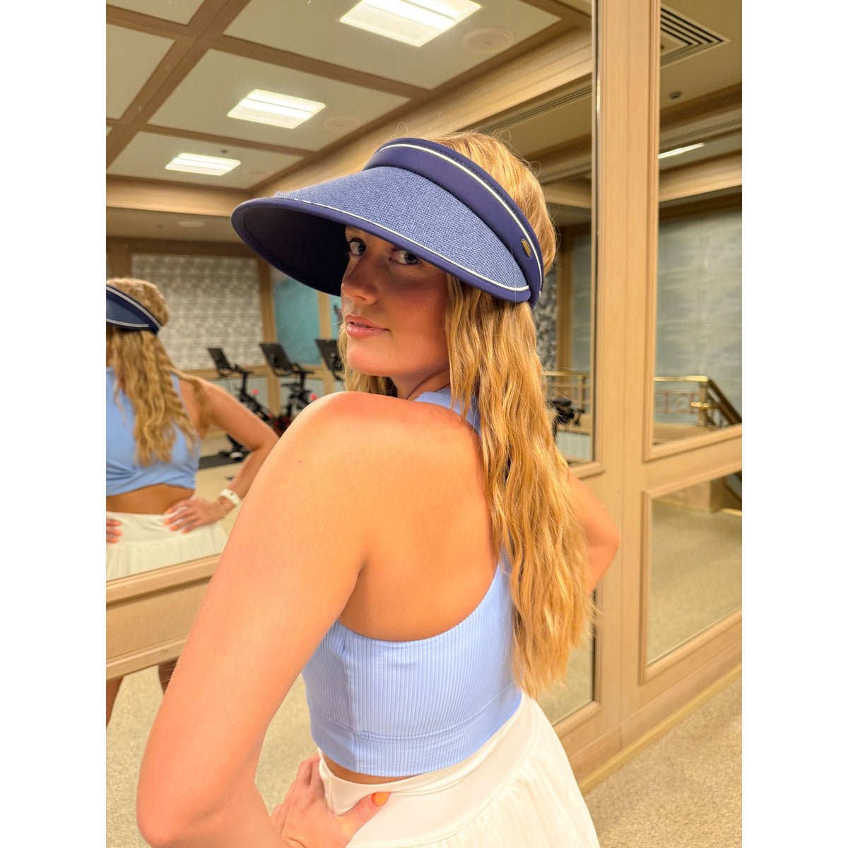 Bold Adjustable Straw Visor C.C Sunhat SVC0035