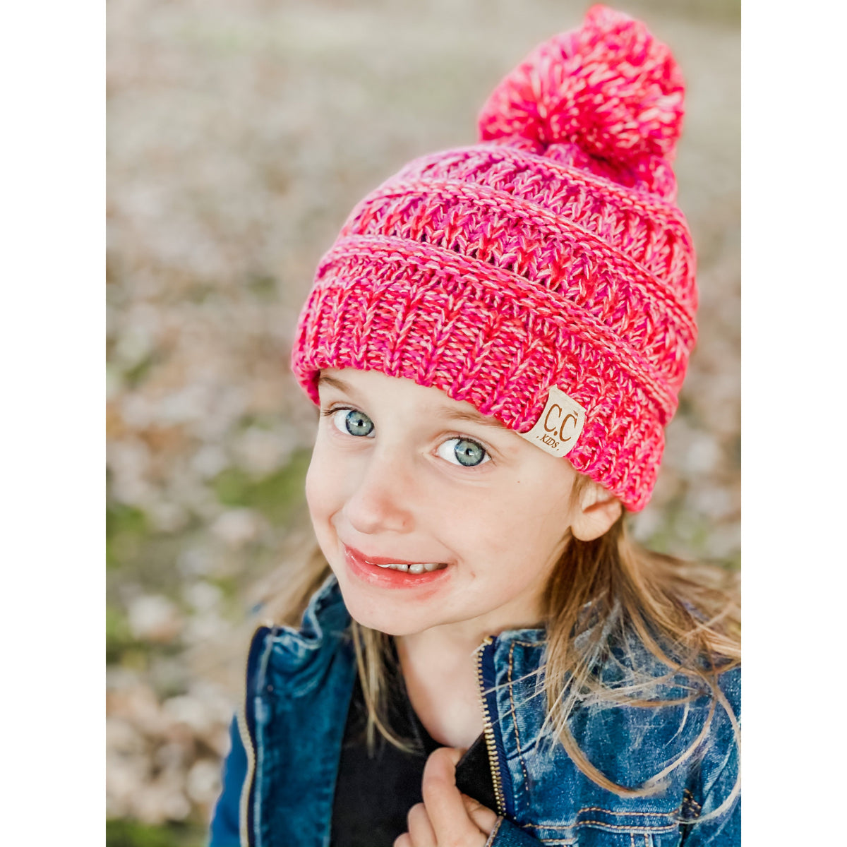 Kids Four-Tone Pom CC Beanies YJ816KIDS POM