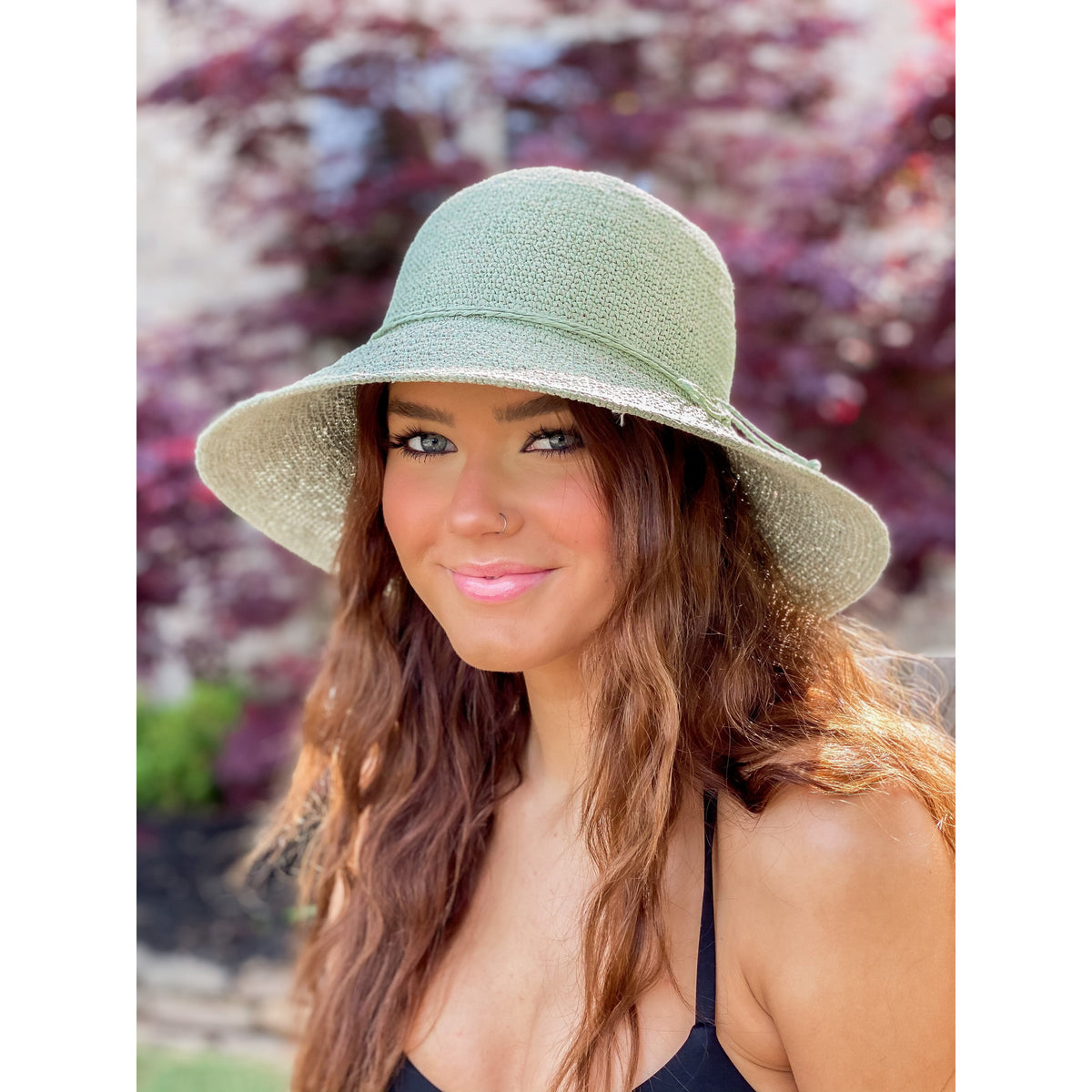 Lurex Cloche Sun Hat ST3013