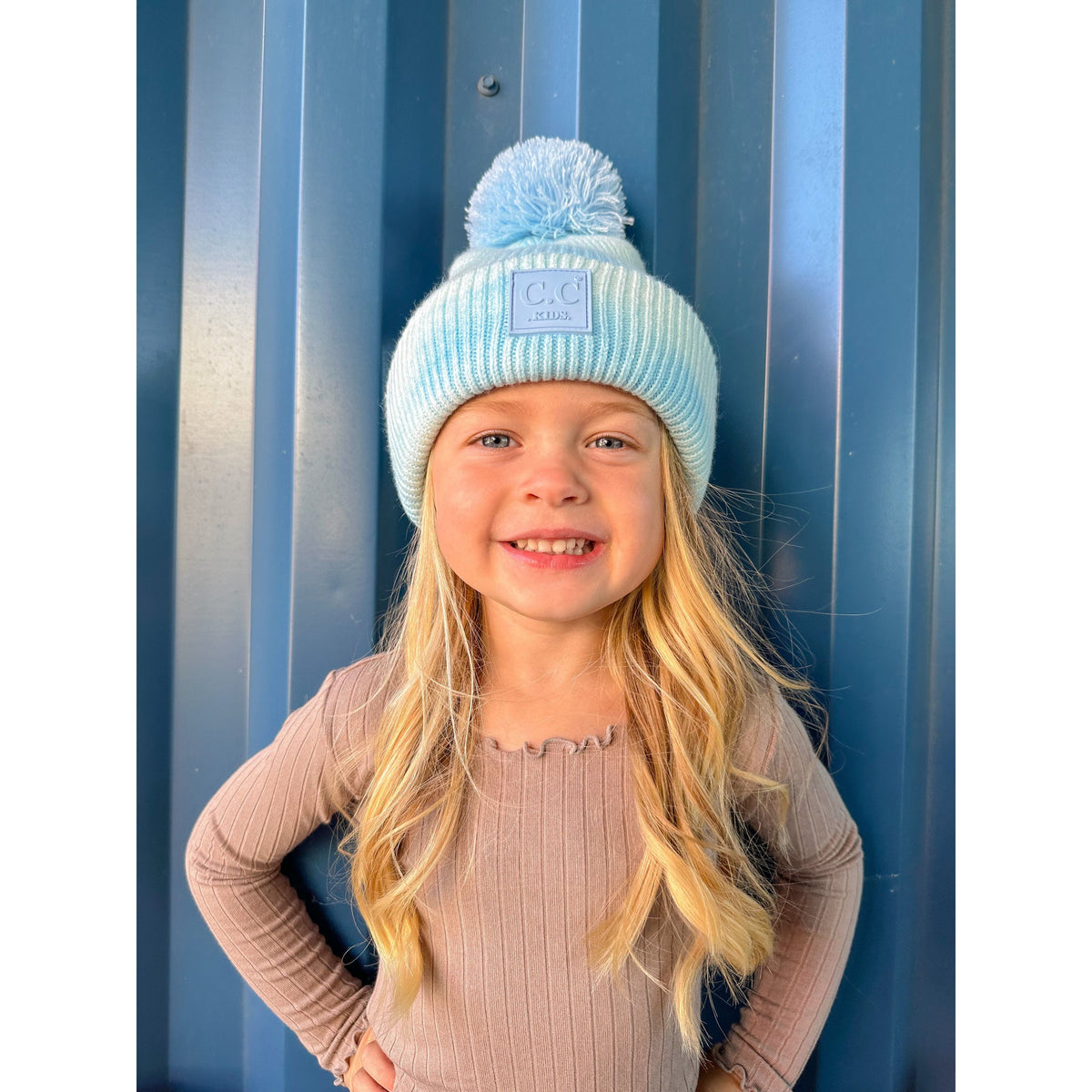 KIDS Tie Dye Pom C.C Beanie KIDS7380POM