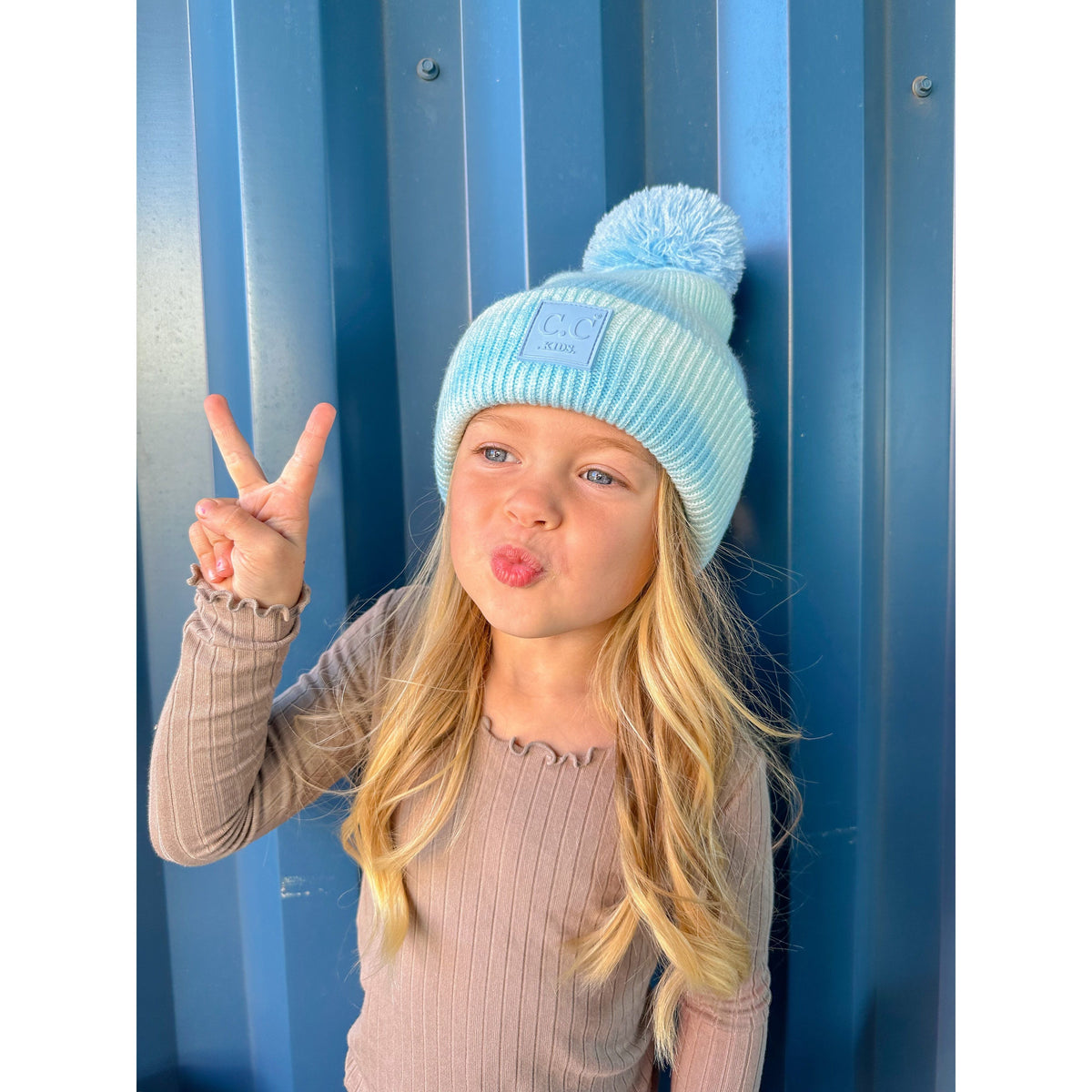 KIDS Tie Dye Pom C.C Beanie KIDS7380POM