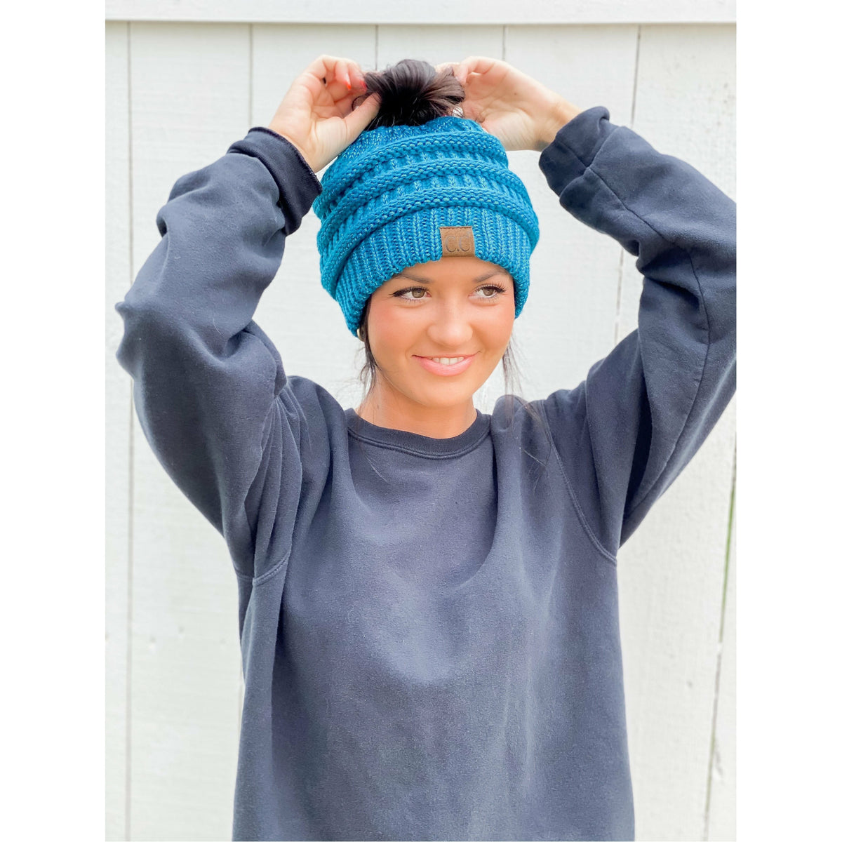 Metallic Beanie Tail CC Beanie MB20AMET