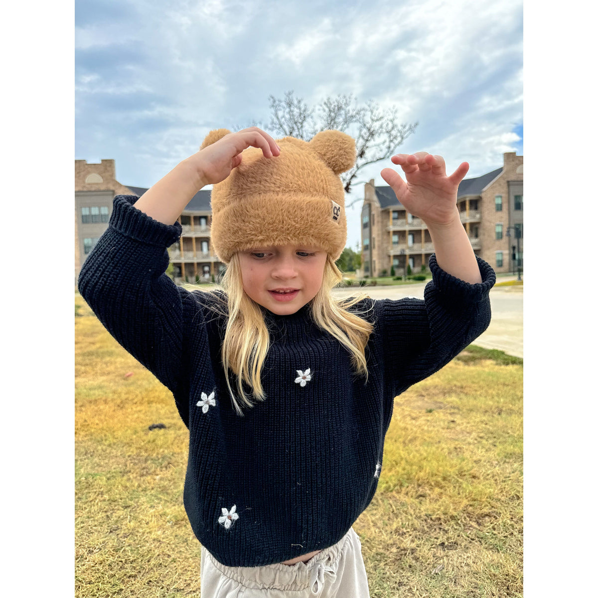 KIDS Teddy Bear C.C Beanie KDHTE0106