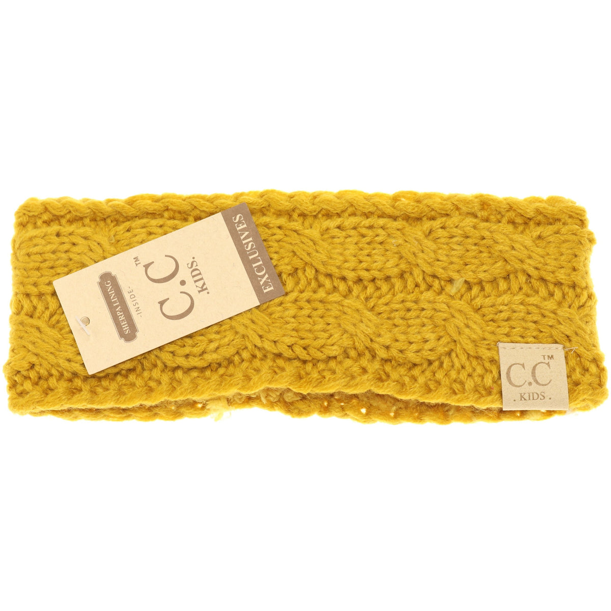 KIDS Solid Cable Knit CC Head Wrap HW20KIDS