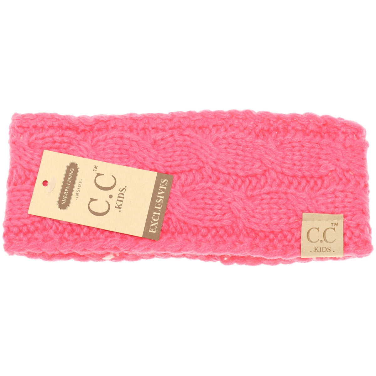 KIDS Solid Cable Knit CC Head Wrap HW20KIDS