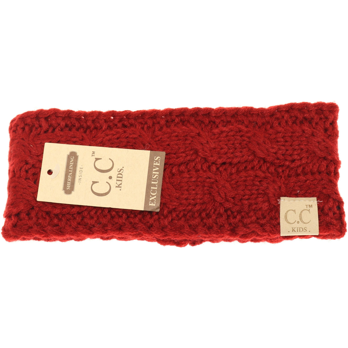 KIDS Solid Cable Knit CC Head Wrap HW20KIDS