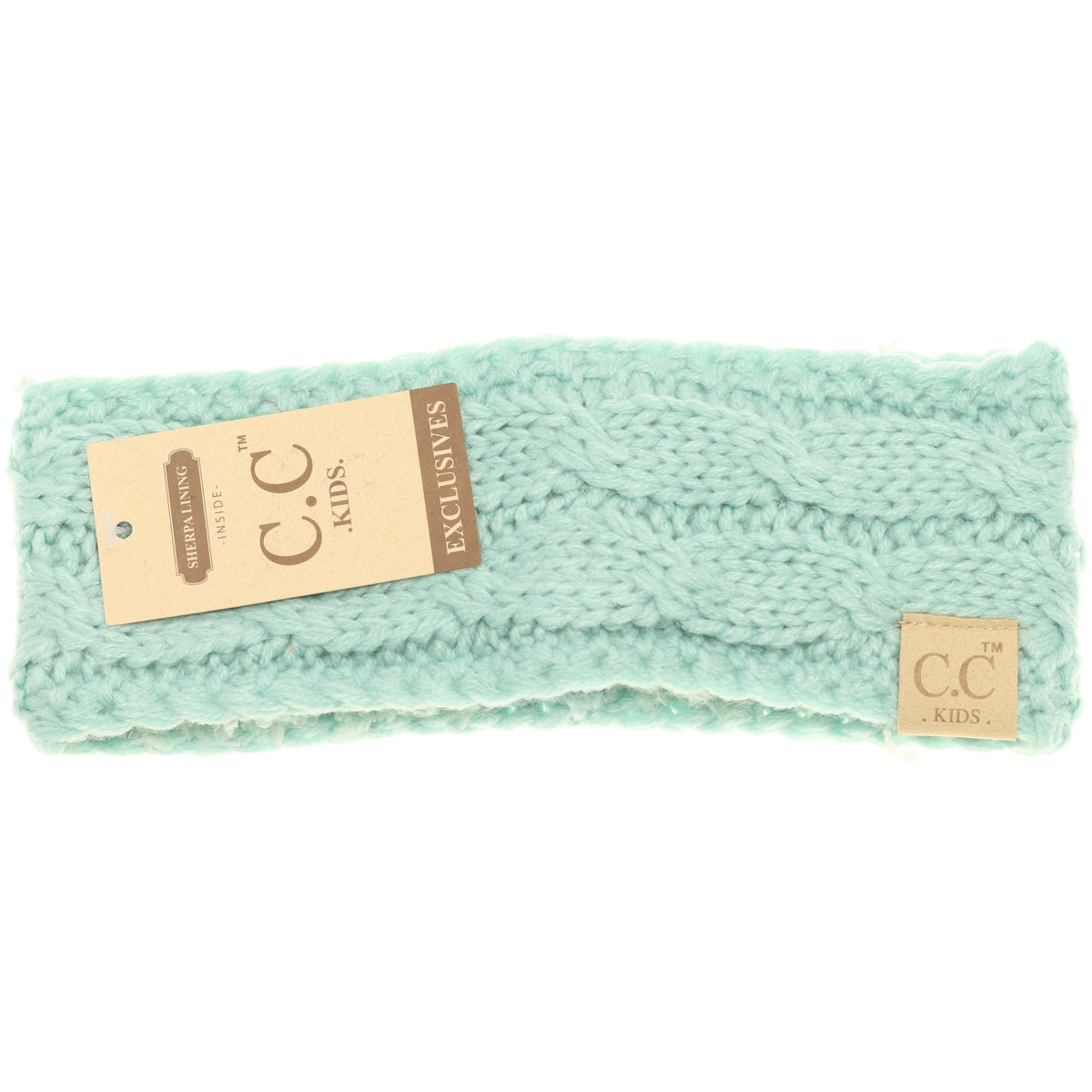 KIDS Solid Cable Knit CC Head Wrap HW20KIDS