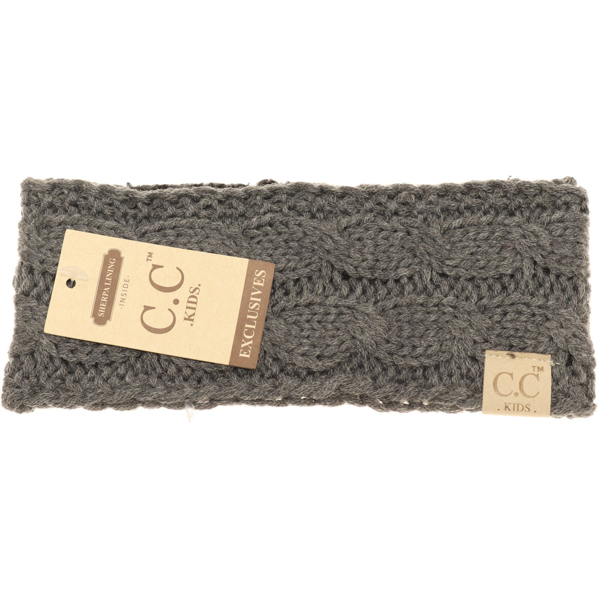 KIDS Solid Cable Knit CC Head Wrap HW20KIDS