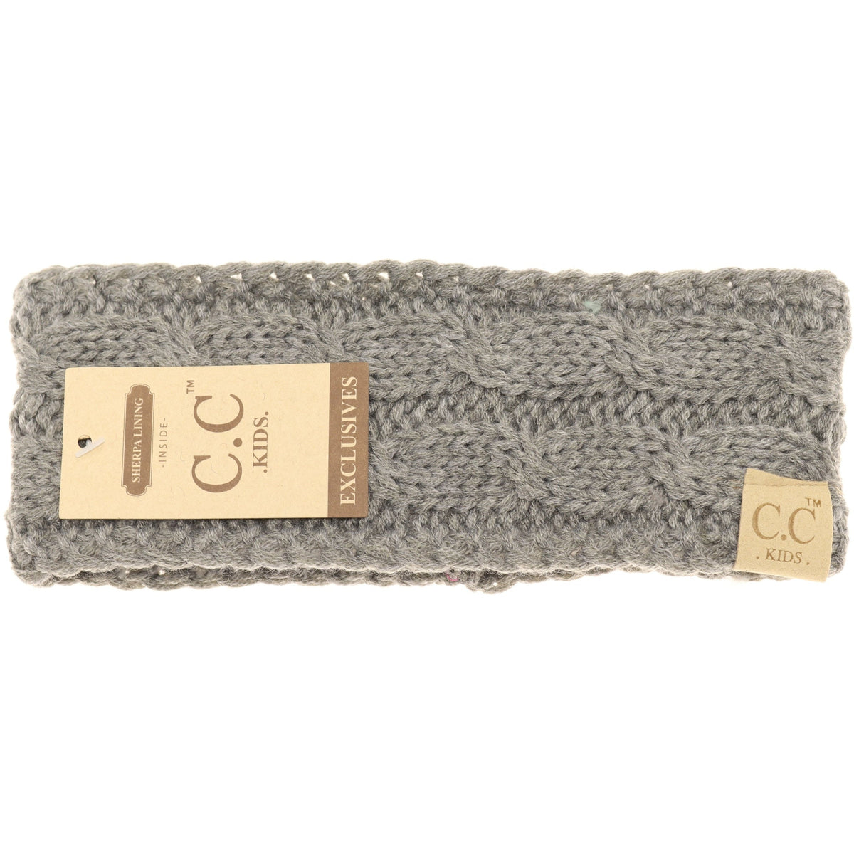 KIDS Solid Cable Knit CC Head Wrap HW20KIDS