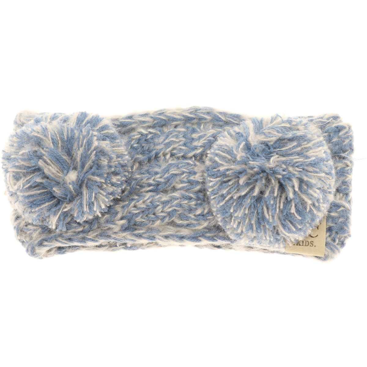 KIDS Multi-tone Double Pom Head Wrap HW23KIDS