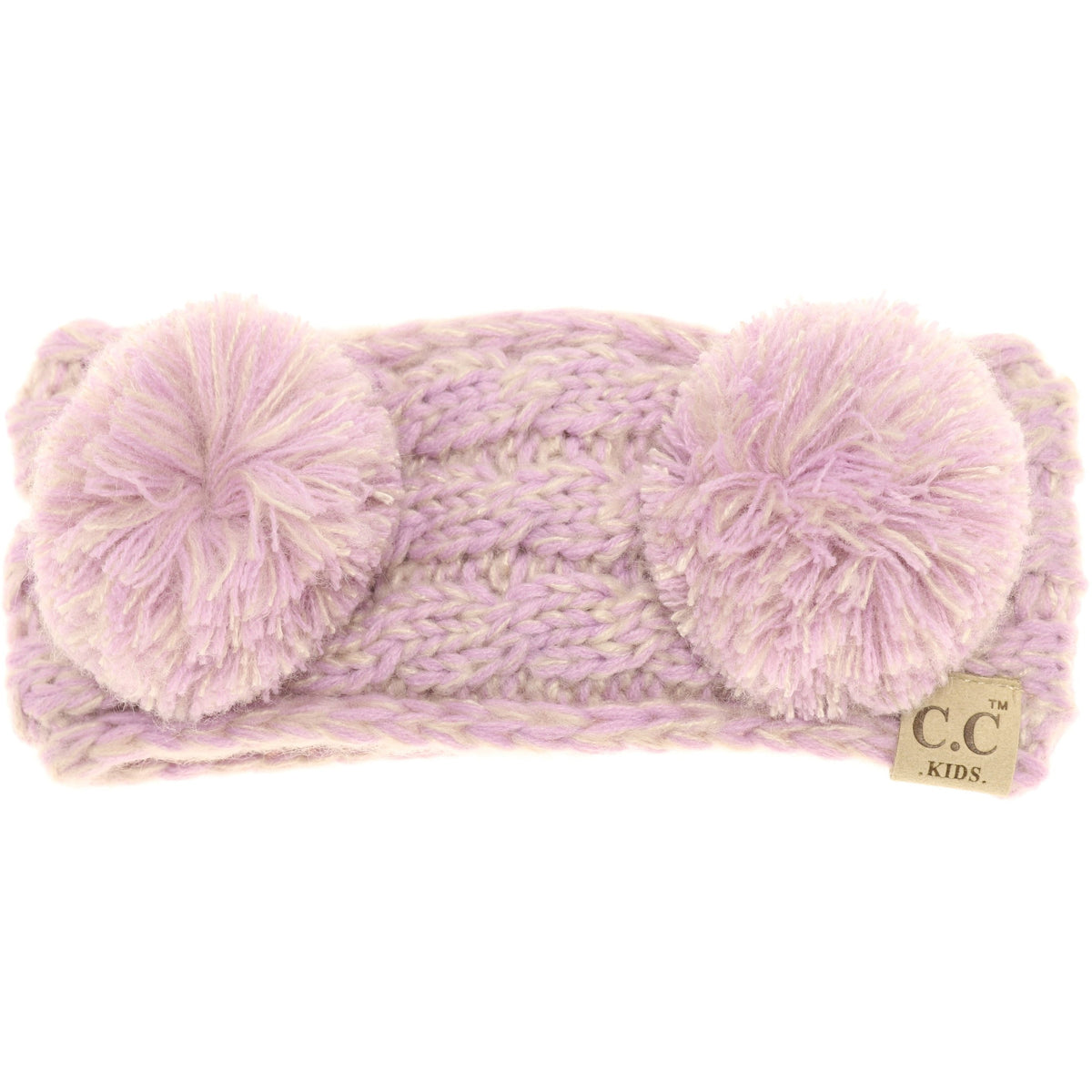 KIDS Multi-tone Double Pom Head Wrap HW23KIDS