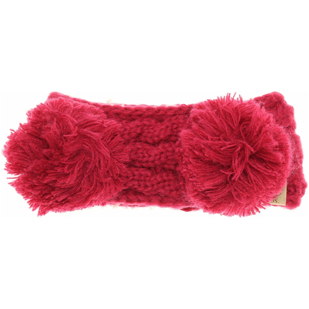 KIDS Solid Double Pom Head Wrap HW24KIDS