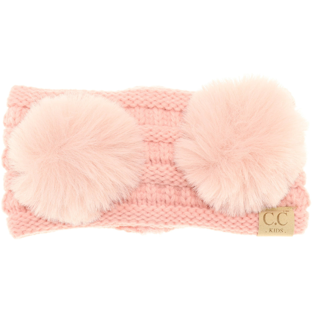 Kids Double Pom CC Headwrap KIDSHW81