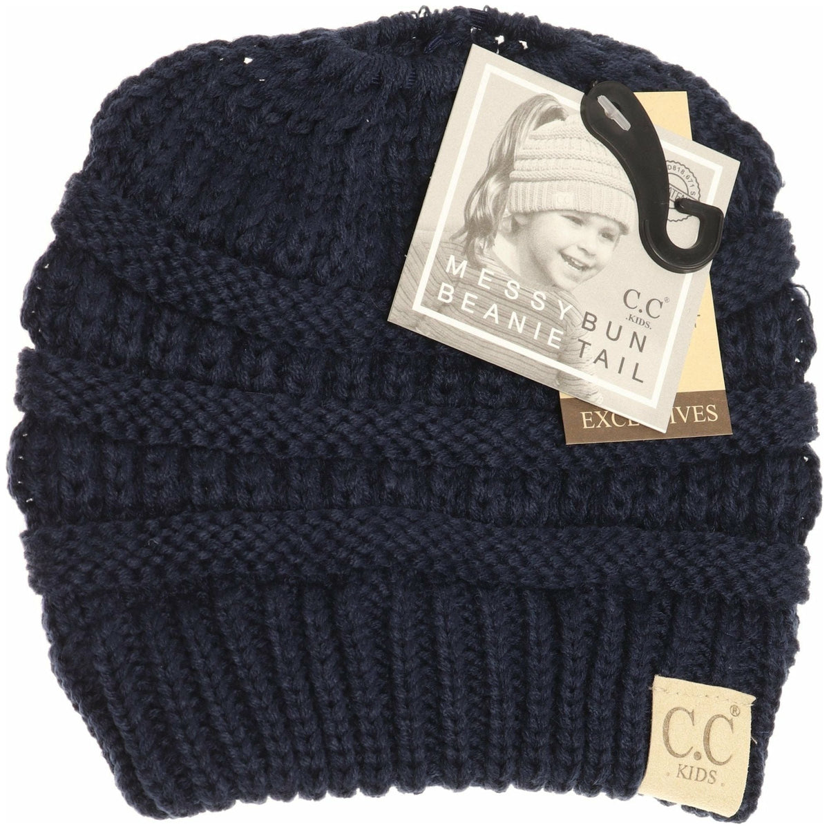 Kids Solid Classic CC Beanie Tail MB847KIDS