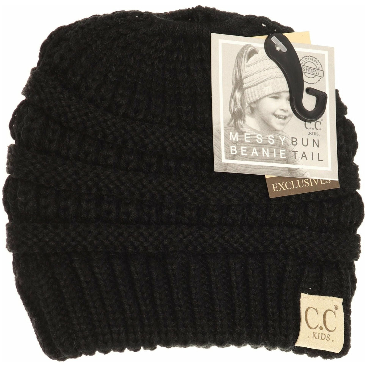 Kids Solid Classic CC Beanie Tail MB847KIDS