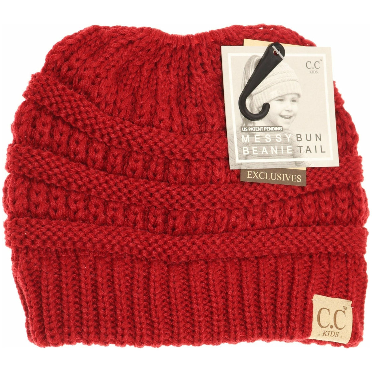 Kids Solid Classic CC Beanie Tail MB847KIDS