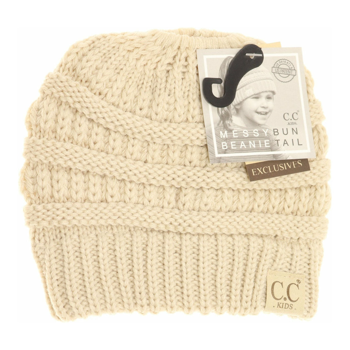 Kids Solid Classic CC Beanie Tail MB847KIDS
