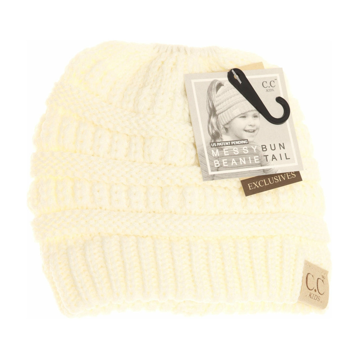 Kids Solid Classic CC Beanie Tail MB847KIDS