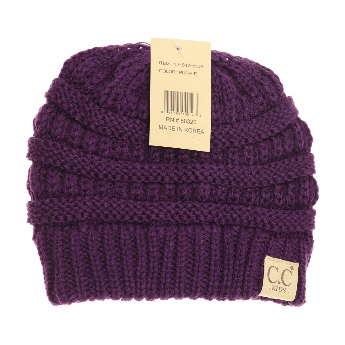 Kids Solid CC Beanie YJ847KIDS