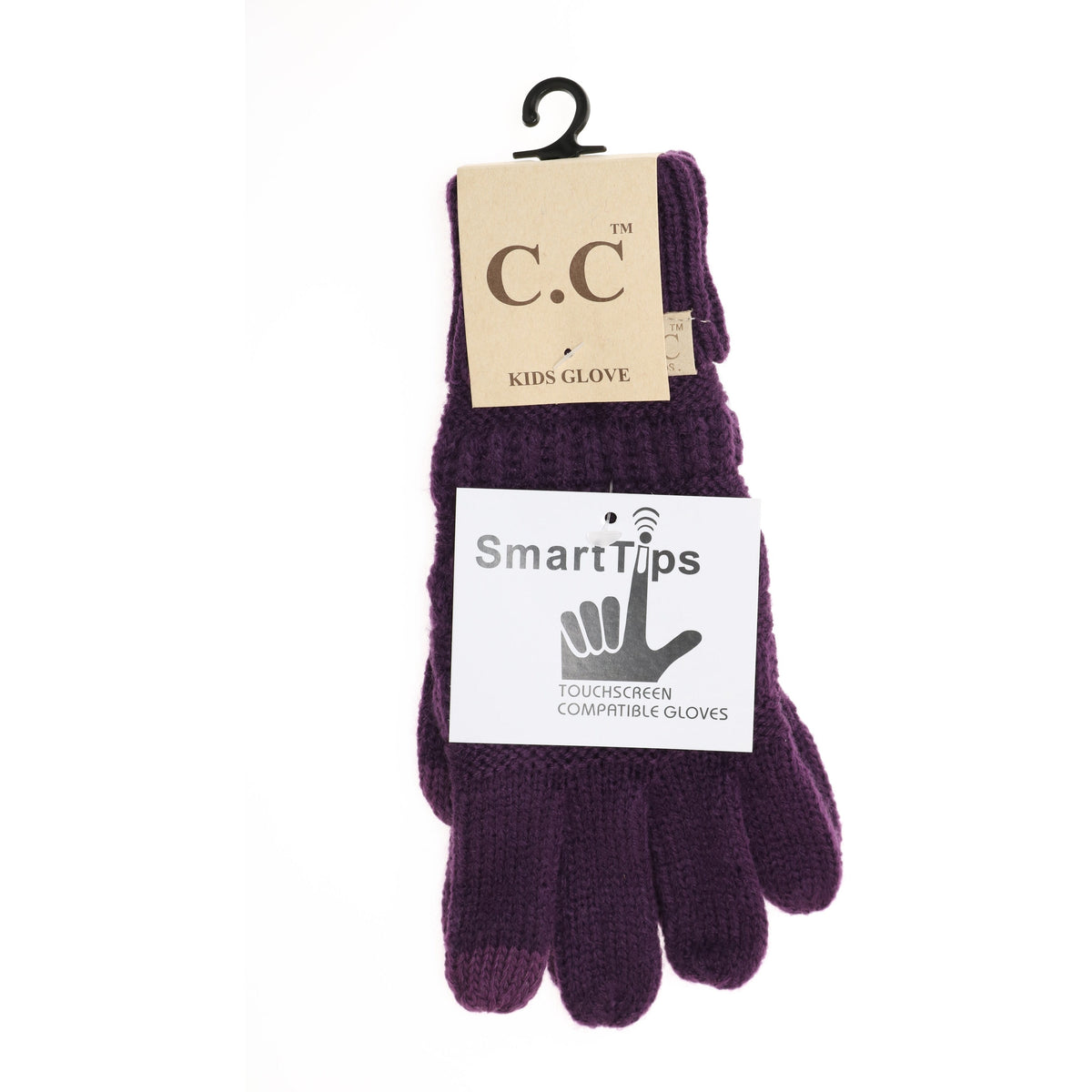 KIDS Solid Cable Knit CC Gloves G20KIDS