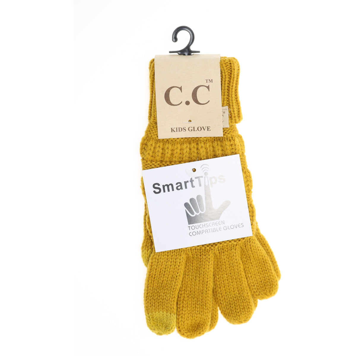 KIDS Solid Cable Knit CC Gloves G20KIDS