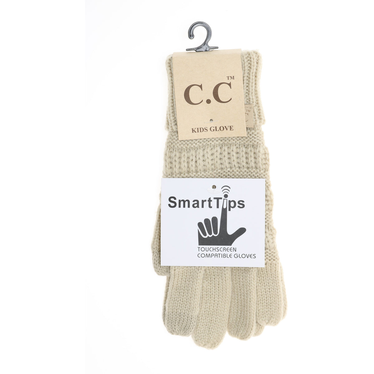 KIDS Solid Cable Knit CC Gloves G20KIDS