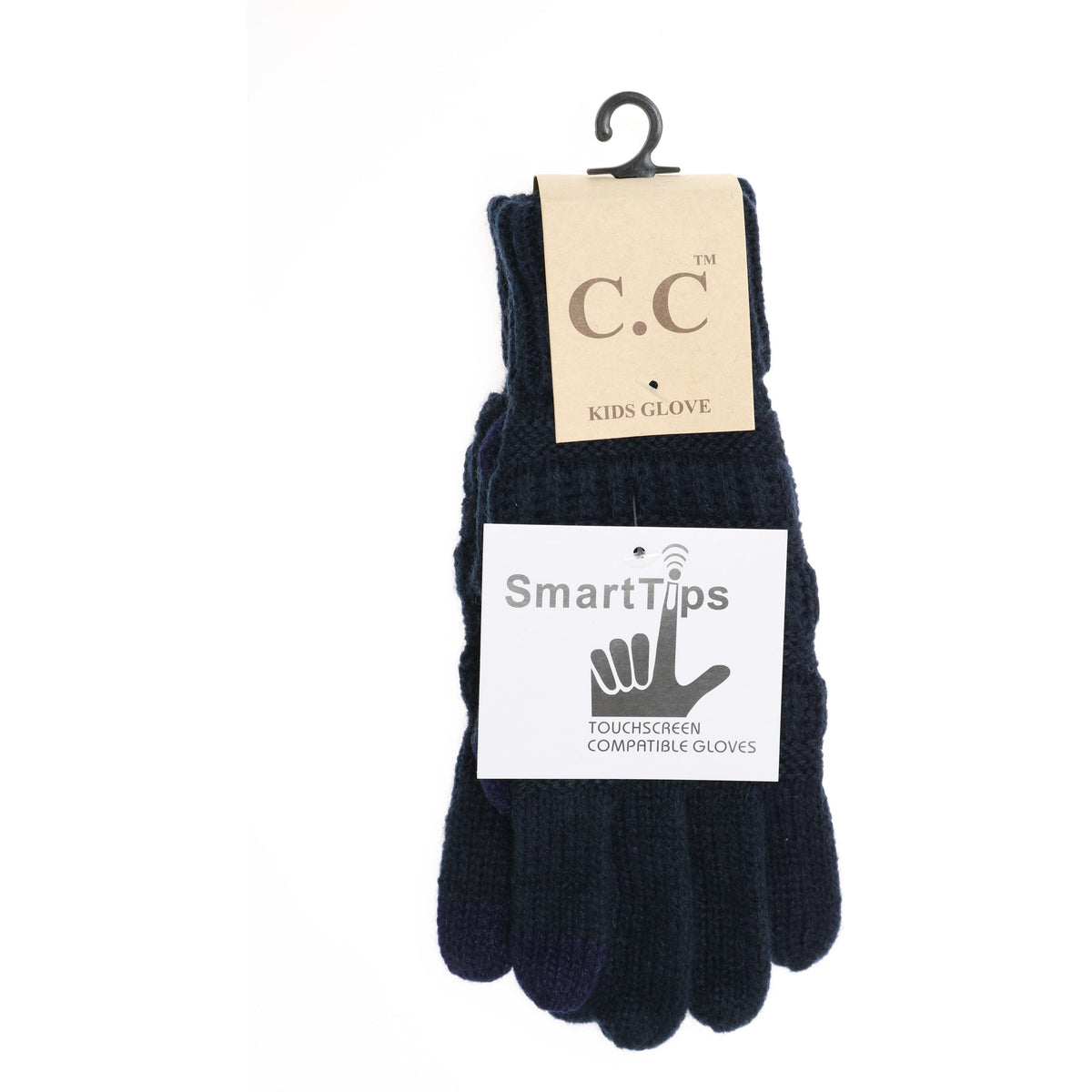 KIDS Solid Cable Knit CC Gloves G20KIDS