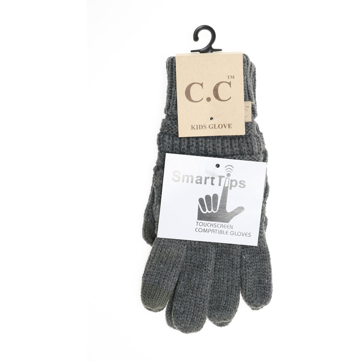 KIDS Solid Cable Knit CC Gloves G20KIDS