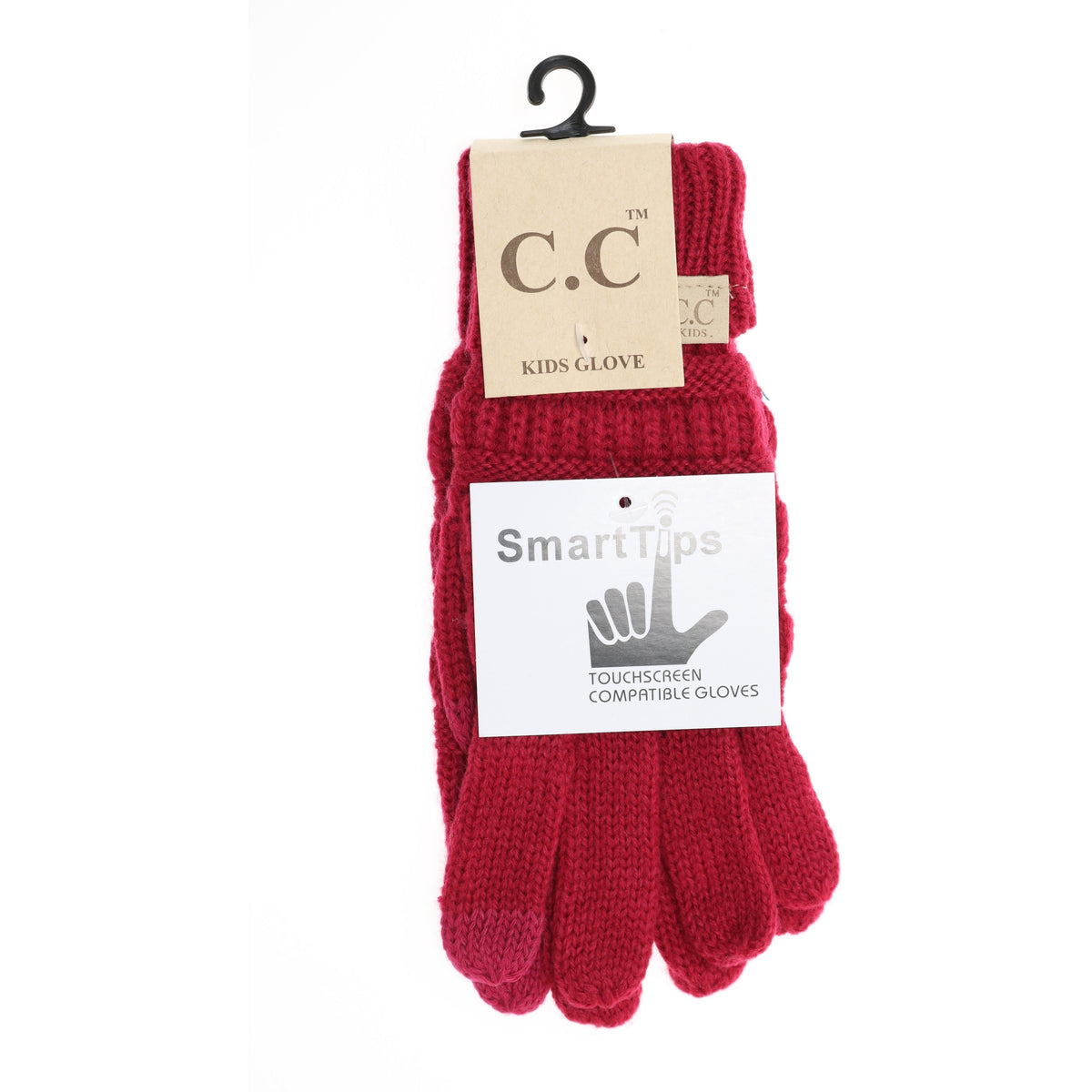 KIDS Solid Cable Knit CC Gloves G20KIDS