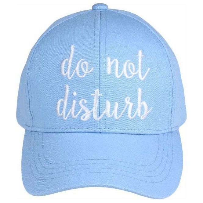 Do Not Disturb Embroidered CC Ball Cap BA2017DND