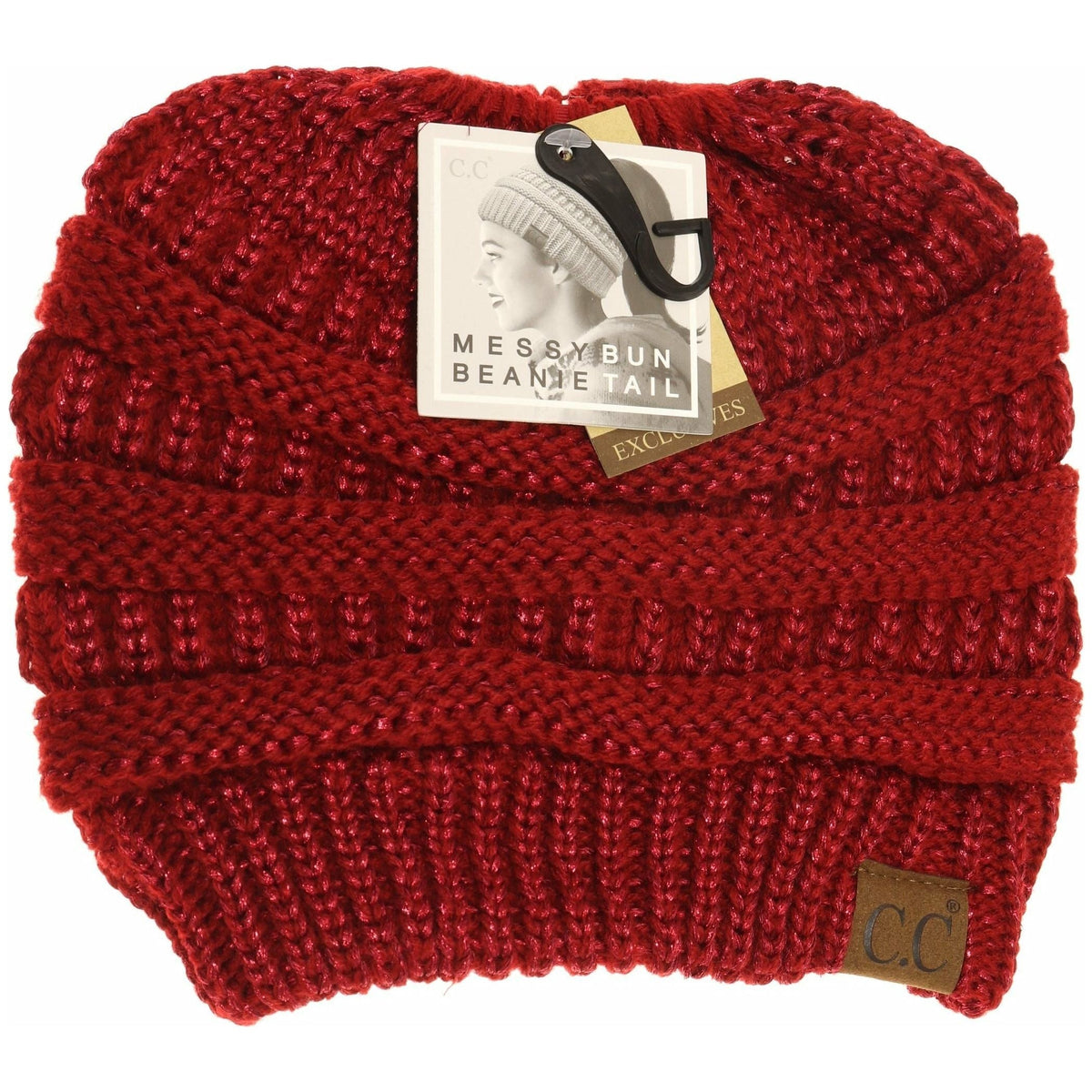 Metallic Beanie Tail CC Beanie MB20AMET