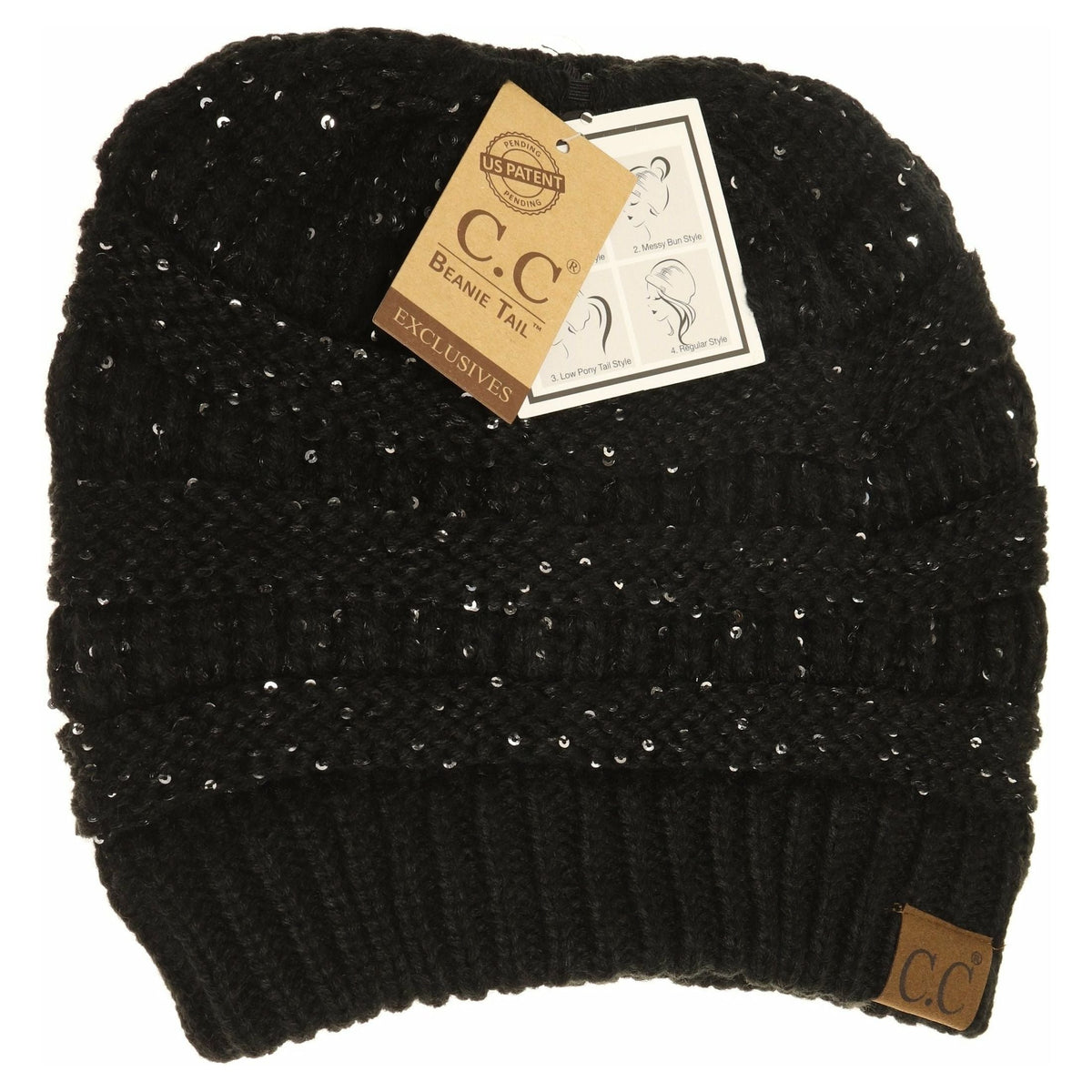 Sequin CC Beanie Tail Beanie MB730