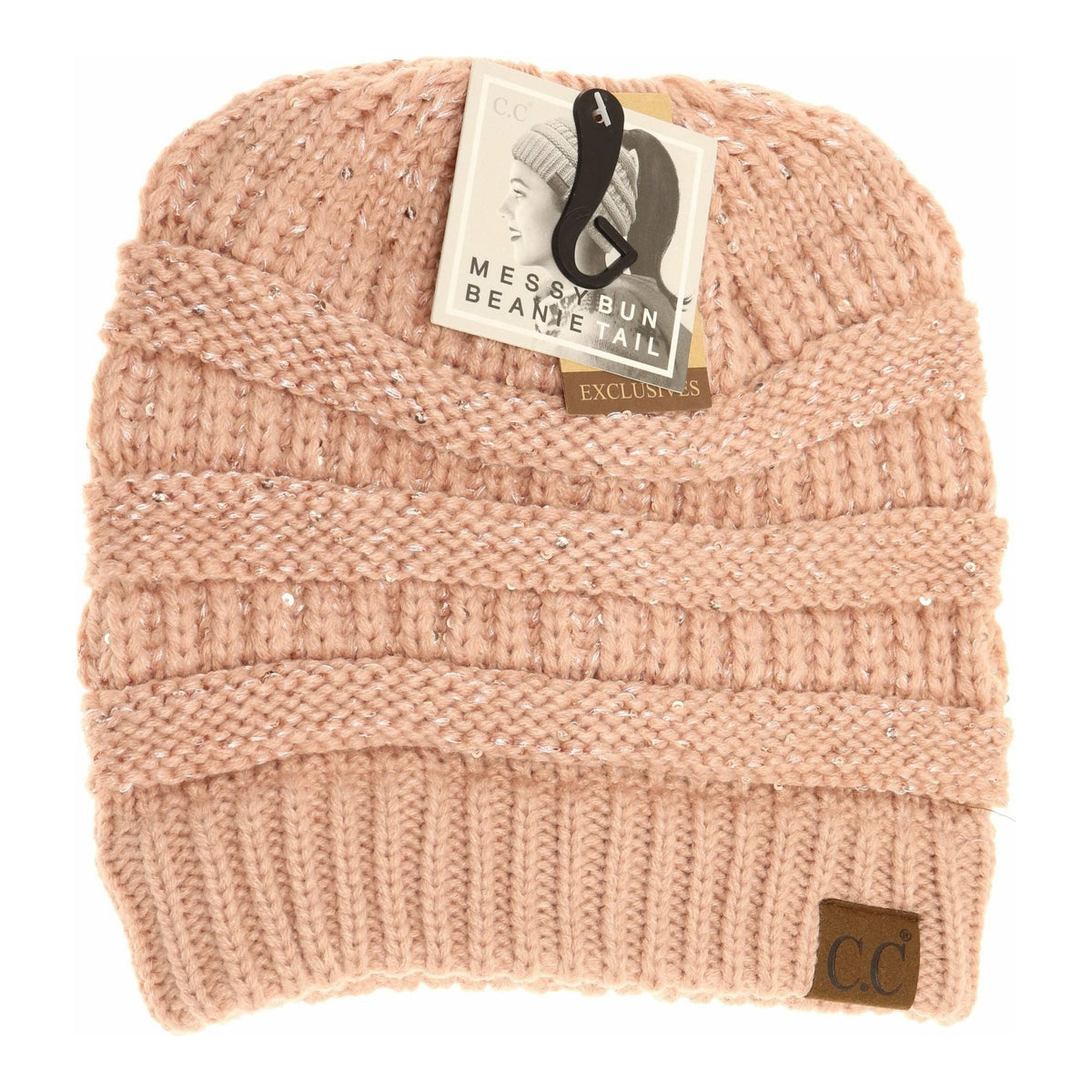 Sequin CC Beanie Tail Beanie MB730