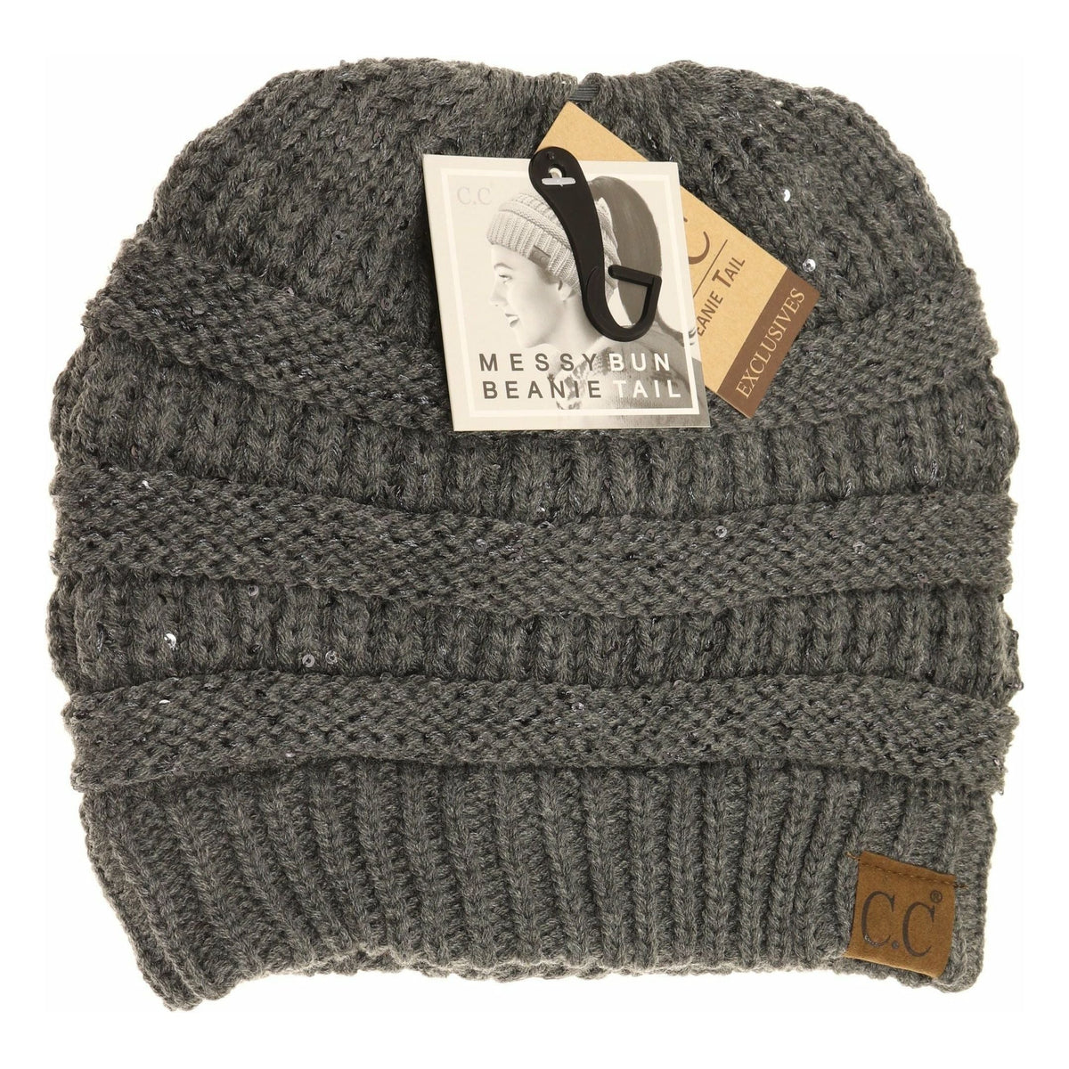 Sequin CC Beanie Tail Beanie MB730