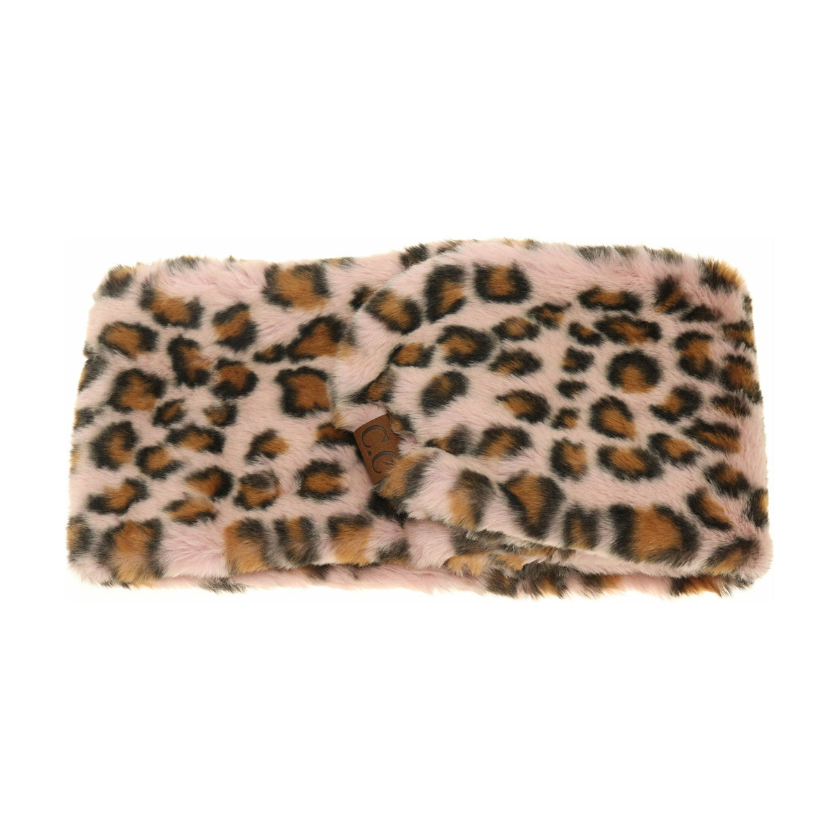 Leopard Faux Fur CC Scarf NK716