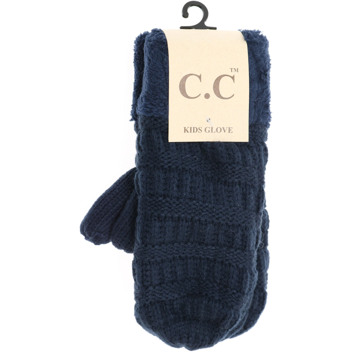 Kids Solid Fuzzy Lined Mittens MT25KIDS