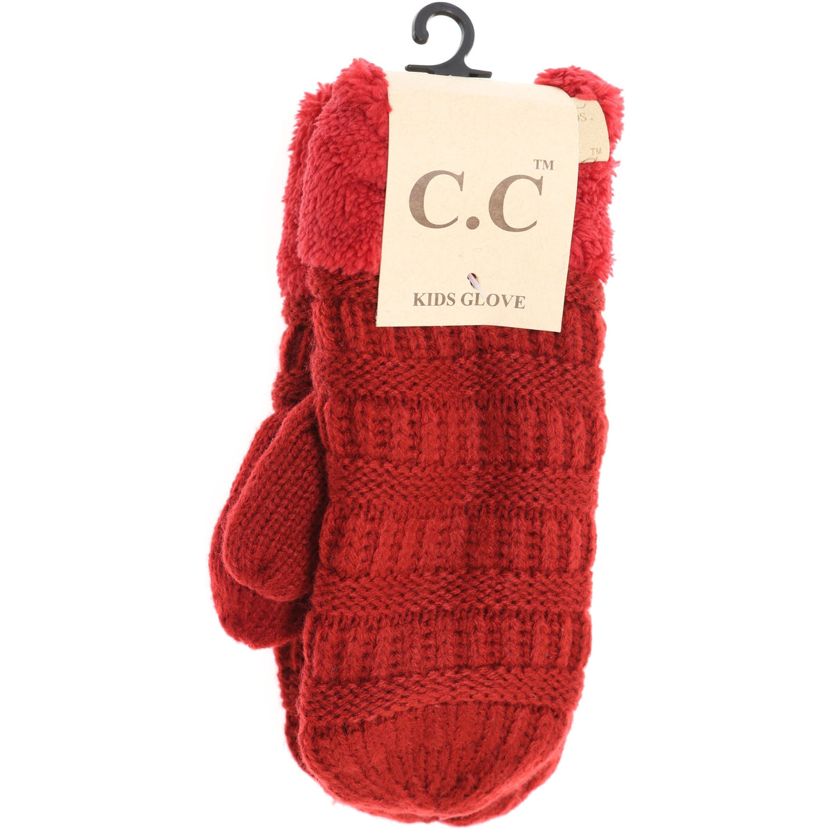 Kids Solid Fuzzy Lined Mittens MT25KIDS