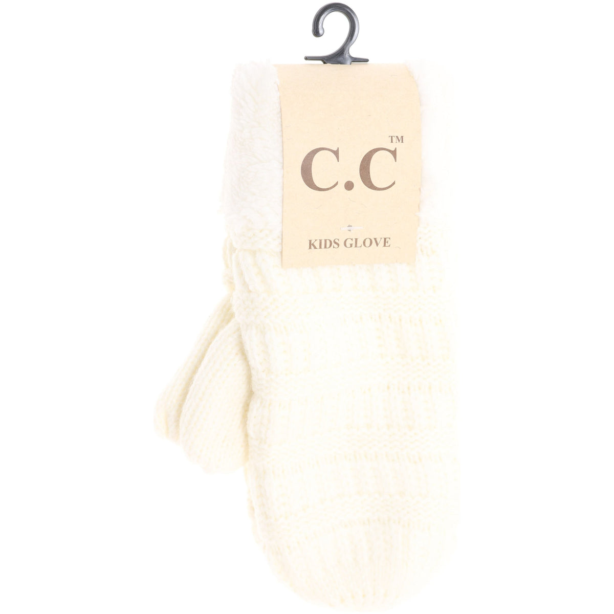Kids Solid Fuzzy Lined Mittens MT25KIDS