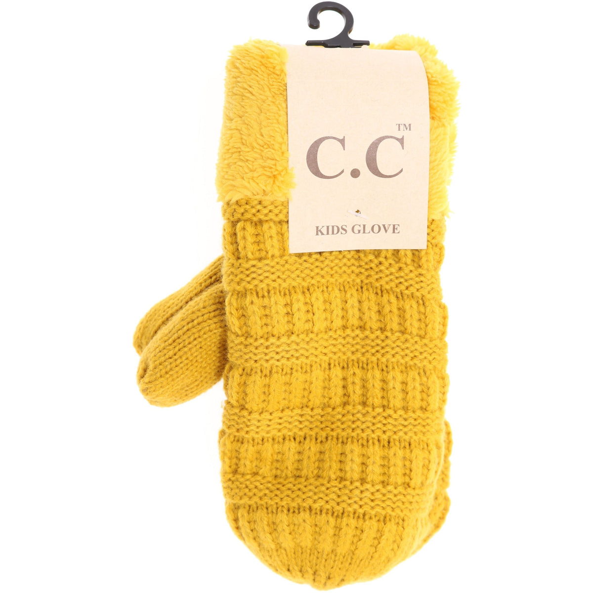 Kids Solid Fuzzy Lined Mittens MT25KIDS