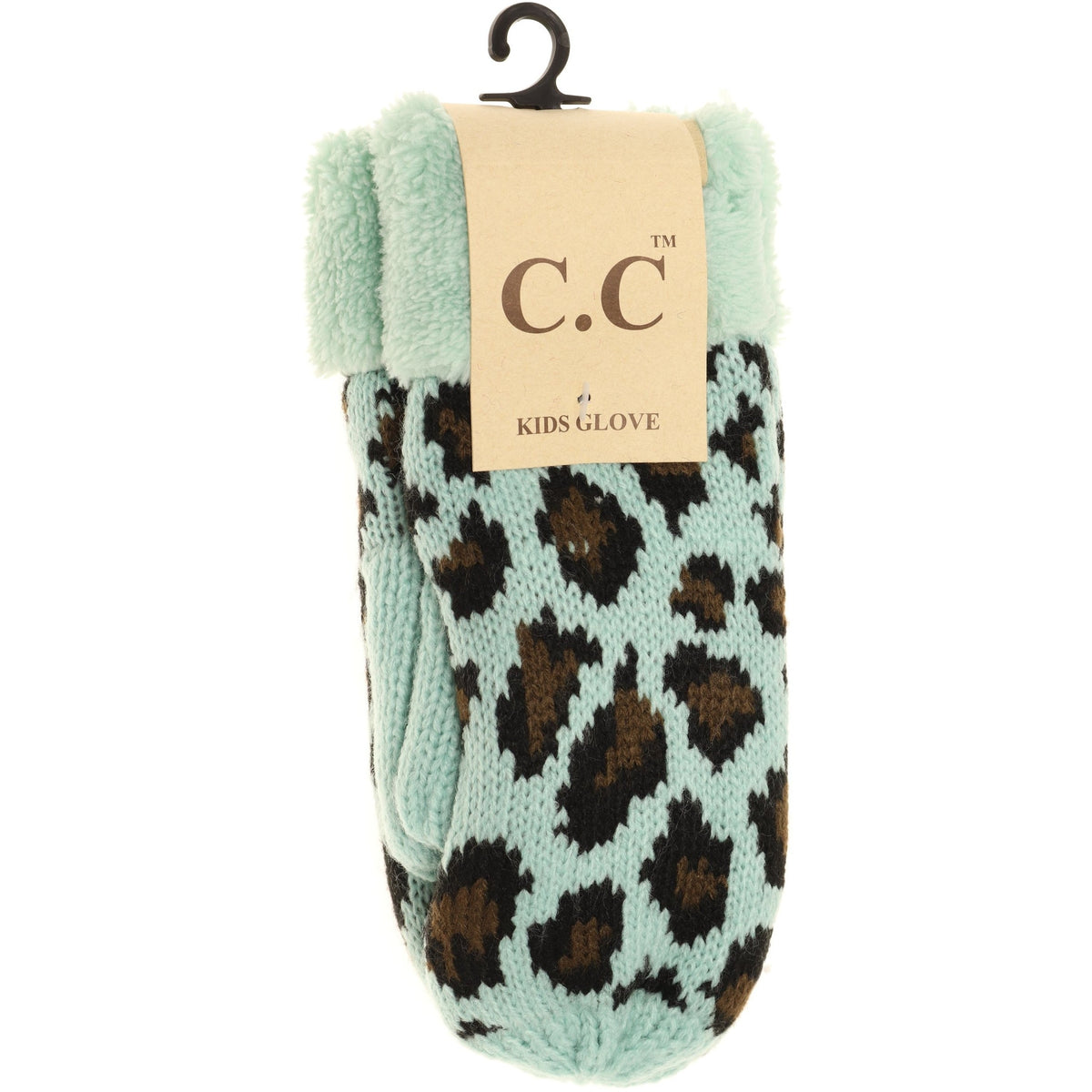 KIDS Leopard Print CC Mittens MT80KIDS