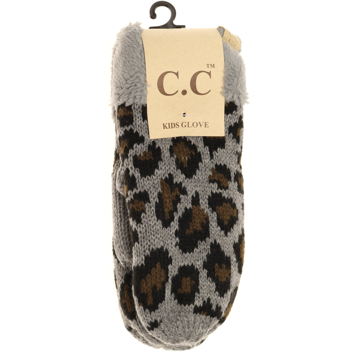 KIDS Leopard Print CC Mittens MT80KIDS