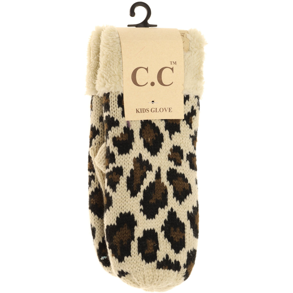 KIDS Leopard Print CC Mittens MT80KIDS