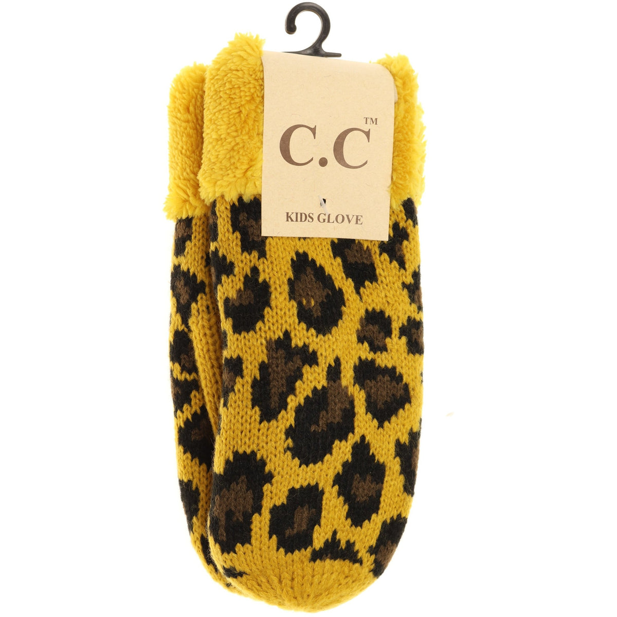 KIDS Leopard Print CC Mittens MT80KIDS