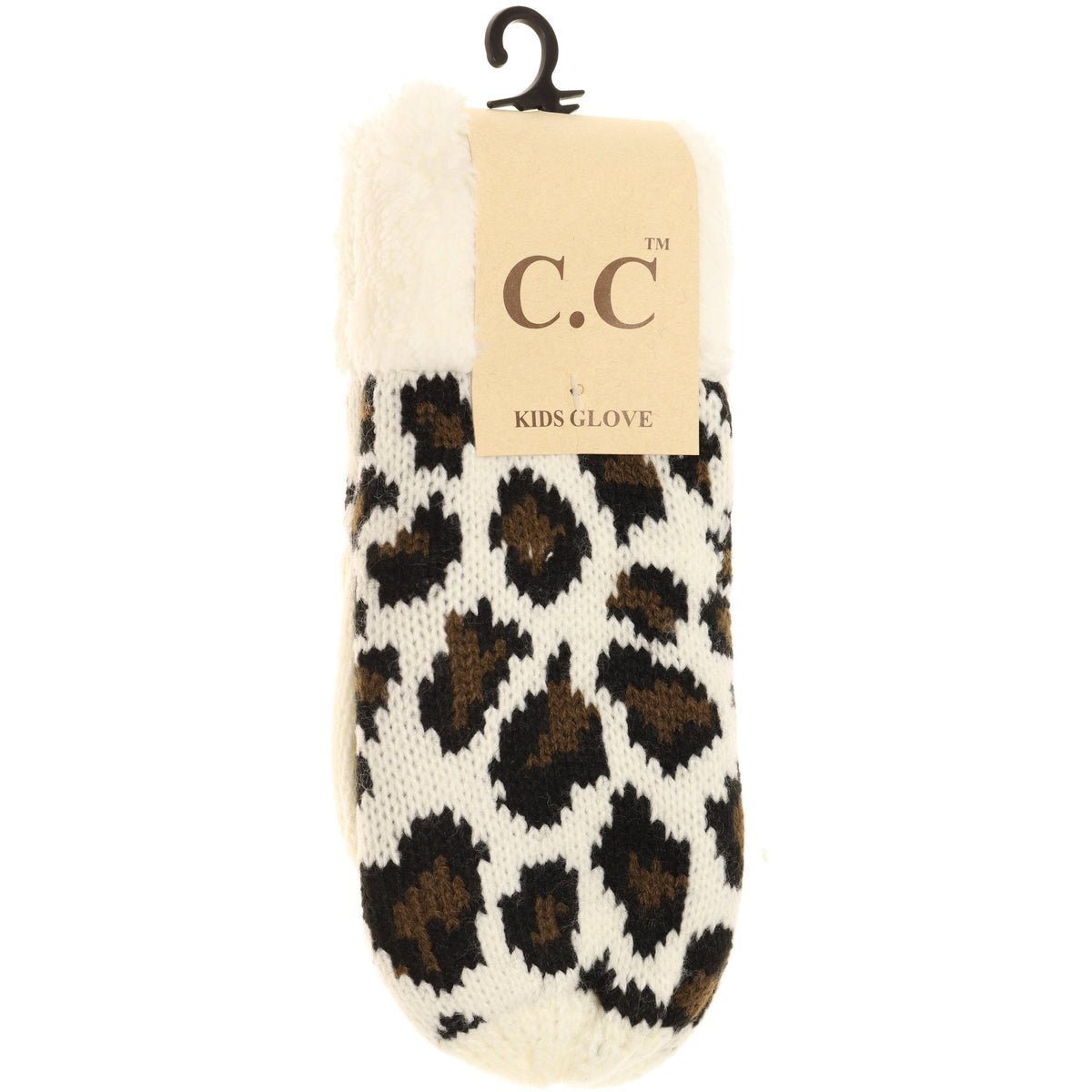 KIDS Leopard Print CC Mittens MT80KIDS