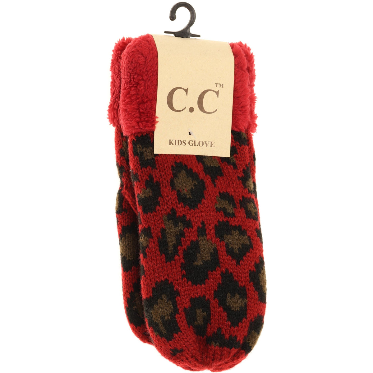 KIDS Leopard Print CC Mittens MT80KIDS
