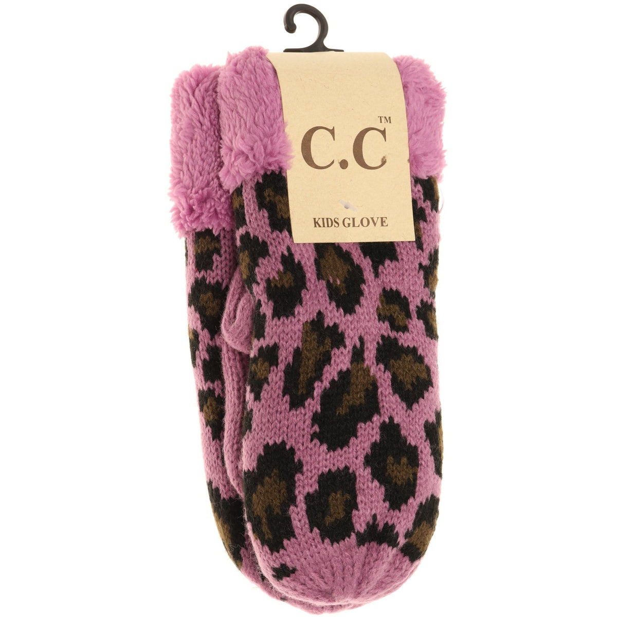 KIDS Leopard Print CC Mittens MT80KIDS