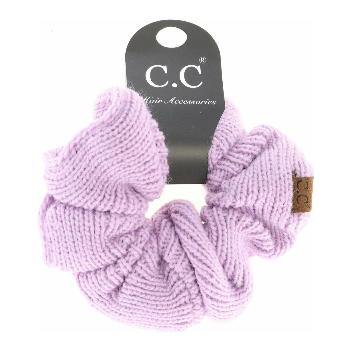 Solid Knit Ponytail C.C Scrunchie SCR04