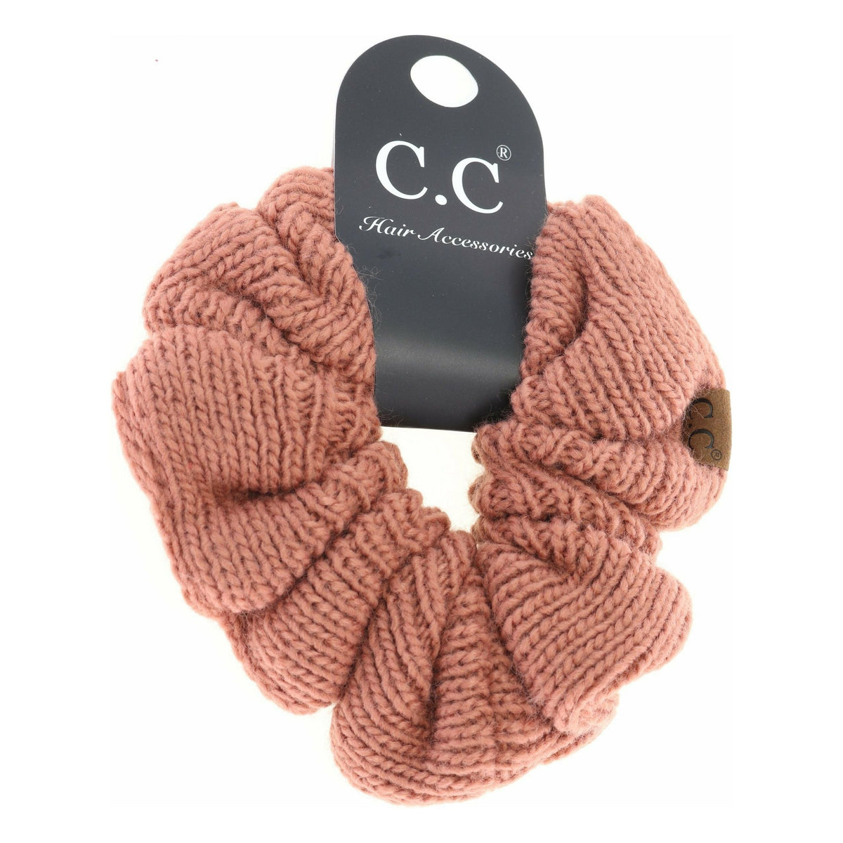 Solid Knit Ponytail C.C Scrunchie SCR04